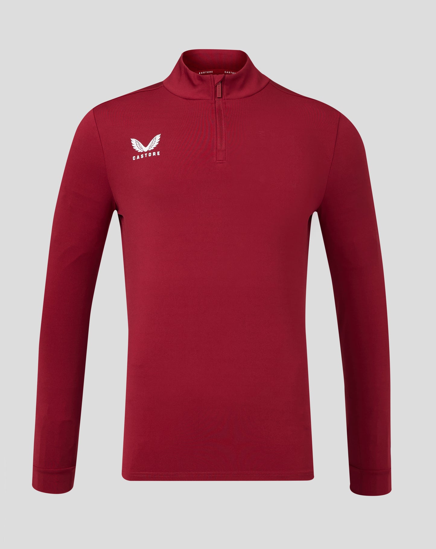 Mens 1/4 Zip - Biking Red