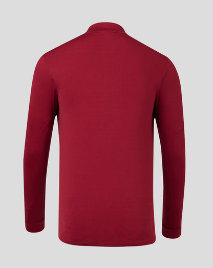 Mens 1/4 Zip - Biking Red