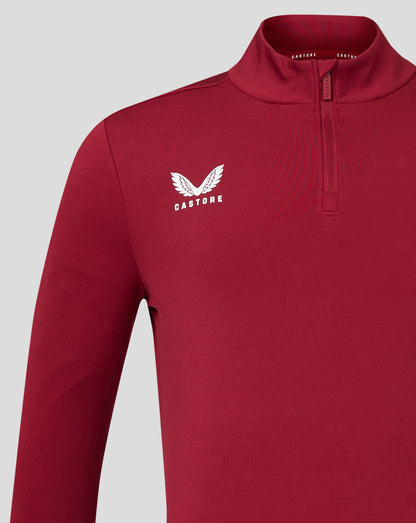 Mens 1/4 Zip - Biking Red