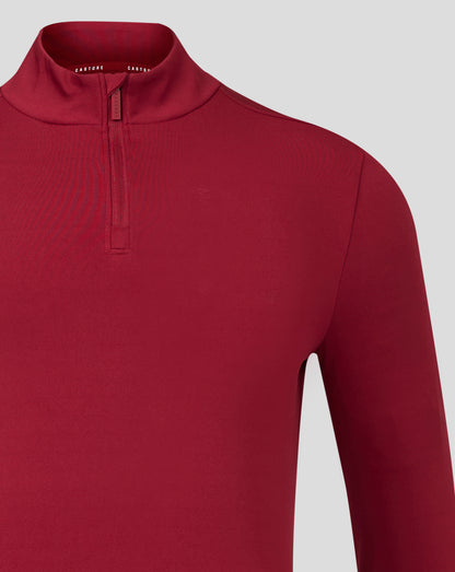 Mens 1/4 Zip - Biking Red