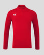 Mens 1/4 Zip - True Red