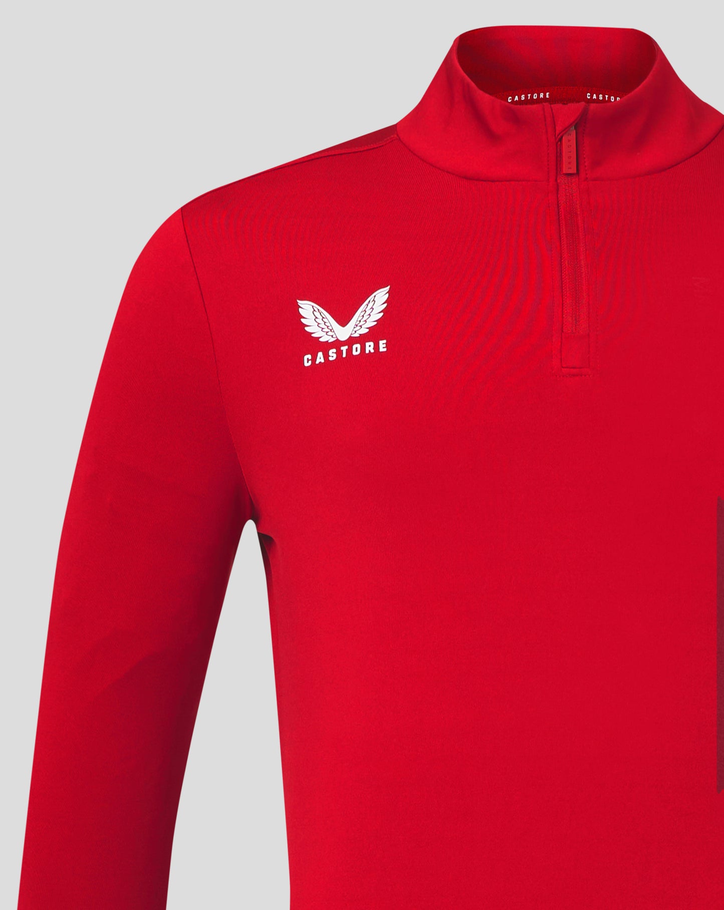 Mens 1/4 Zip - True Red