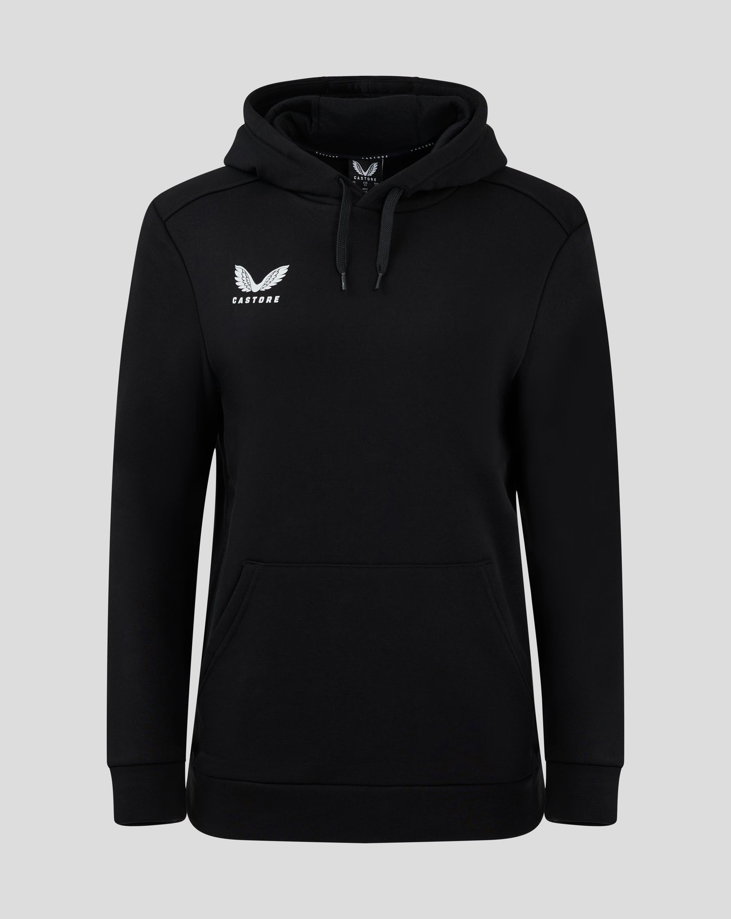 Mens Cotton Leisure Hoodie - Caviar