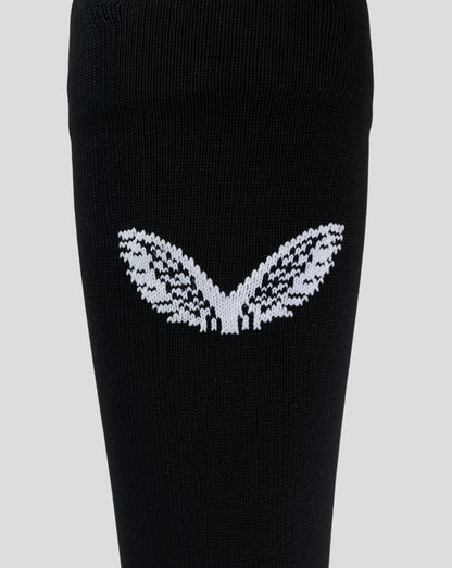 Performance Sock With Stripe - Black/White